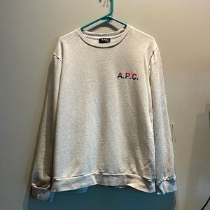 A.P.C. Grey sweatshirt size XL